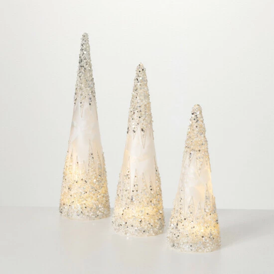 Promo ⭐ Sullivans Gem-Encrusted LED Tree - Set Of 3 - 3.5"x3.5"x13.5"; 3.5"x3.5"x12"; 3.5"x3.5"x10" 🔔 3 Promo ⭐ Sullivans Gem-Encrusted LED Tree - Set Of 3 - 3.5"x3.5"x13.5"; 3.5"x3.5"x12"; 3.5"x3.5"x10" 🔔