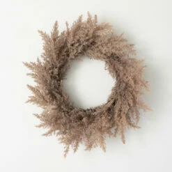 Cheapest 👏 Sullivans 20" Artificial Brown Reed Wreath 🧨