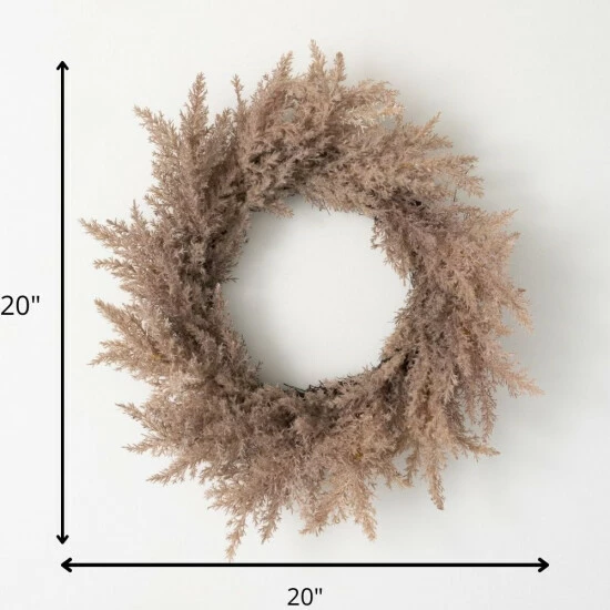Cheapest ๐ Sullivans 20" Artificial Brown Reed Wreath ๐งจ 6 Cheapest ๐ Sullivans 20" Artificial Brown Reed Wreath ๐งจ - Image 4