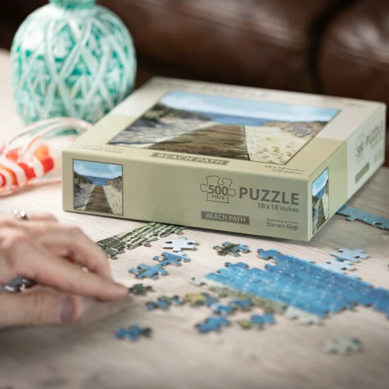 Flash Sale π Sullivans Darren Gygi 18 X 18 Jigsaw Puzzle - 18 X 18 Blue β¨ 4 Flash Sale π Sullivans Darren Gygi 18 X 18 Jigsaw Puzzle - 18 X 18 Blue β¨ - Image 3