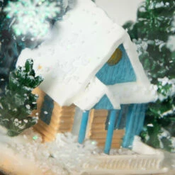 Cheap 💯 Sullivans LED Blue Cabin Snow Globe 😉 -Sullivans Sales unnamed file 393