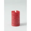 Brand new 🛒 Sullivans 5" Red Frosted LED Pillar Candle 👍 -Sullivans Sales unnamed file 3939