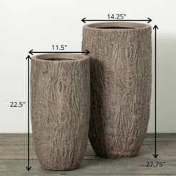 Top 10 ๐ Sullivans 22.5 In. And 27.75 In. Textured Planter Pot Pair - Set Of 2; Gray ๐ 9 Top 10 ๐ Sullivans 22.5 In. And 27.75 In. Textured Planter Pot Pair - Set Of 2; Gray ๐ -Sullivans Sales unnamed file 3957