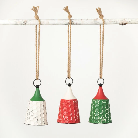 Best deal 😉 Sullivans 🔨 Hammered Metal Bell Ornaments - Set Of 3 ⌛ 3 Best deal 😉 Sullivans 🔨 Hammered Metal Bell Ornaments - Set Of 3 ⌛