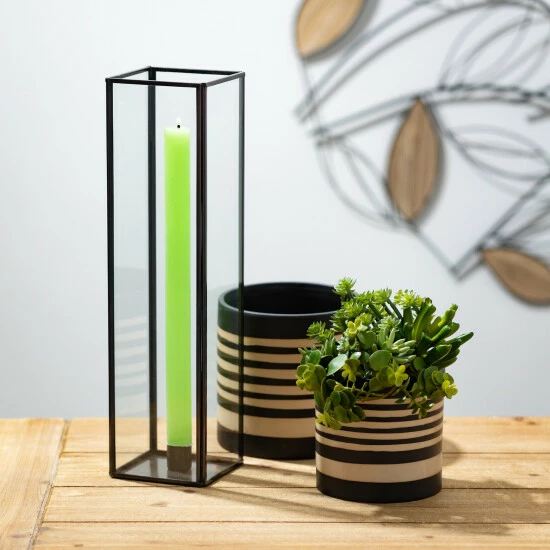 Wholesale 👍 Sullivans Striped Ceramic Planters - Set Of 2 🎁 5 Wholesale 👍 Sullivans Striped Ceramic Planters - Set Of 2 🎁 - Image 3