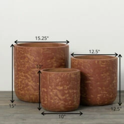 Best reviews of 😍 Sullivans 10 In., 12.5 In. And 15 In. Mottled Rust Planter - Set Of 3; Copper 💯 -Sullivans Sales unnamed file 4018