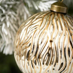 Deals ⌛ Sullivans Gilded Textured Ball Ornament - Set Of 3 🎁 -Sullivans Sales unnamed file 4033