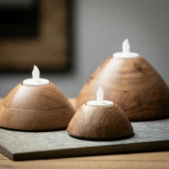 Flash Sale ⌛ Sullivans Halfsphere Wood Votive Candle Holders - Set Of 3 🧨 -Sullivans Sales unnamed file 4036