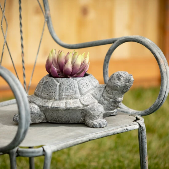 Brand new ๐ Sullivans 6 In. Charcoal Gray Tortoise Planter; Gray ๐ 5 Brand new ๐ Sullivans 6 In. Charcoal Gray Tortoise Planter; Gray ๐ - Image 3