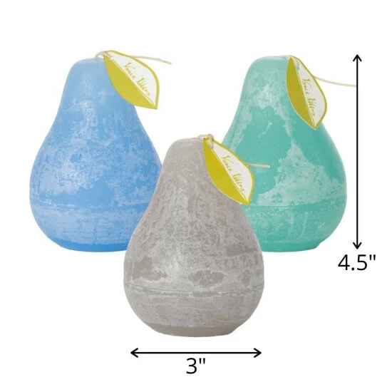 Best Sale 🧨 Sullivans Crystal Waters Pear Candles Kit - Set Of 3 🧨 8 Best Sale 🧨 Sullivans Crystal Waters Pear Candles Kit - Set Of 3 🧨 - Image 6