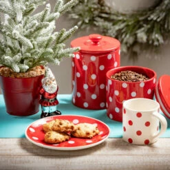 Deals 💯 Sullivans Polka Dot Mug - Set Of 4 ✔️ -Sullivans Sales unnamed file 4178