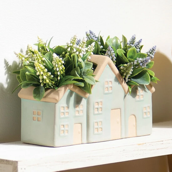 Top 10 ๐ Sullivans Mint Green House Ceramic Planter Trio ๐ 6 Top 10 ๐ Sullivans Mint Green House Ceramic Planter Trio ๐ - Image 4