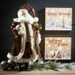 Coupon 🛒 Sullivans Woodland-Inspired Santa Figure 👏 -Sullivans Sales unnamed file 4219