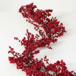 Hot Sale 🔔 Sullivans 64" Artificial Red Berry Garland 😀