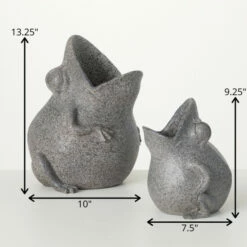 Outlet ๐ฅฐ Sullivans 9.25 In. And 13.25 In. Tongue-In-Cheek Frog Planters - Set Of 2; Gray ๐ 9 Outlet ๐ฅฐ Sullivans 9.25 In. And 13.25 In. Tongue-In-Cheek Frog Planters - Set Of 2; Gray ๐ -Sullivans Sales unnamed file 4244