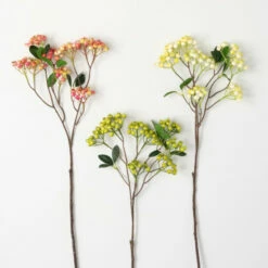 Deals ✨ Sullivans Artificial Citrus-Colored Rosehip Berries - Set Of 3 ✨