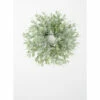 Buy 👏 Sullivans 21" Frosted Fern & Cone Artificial Mini Wreath 😉 -Sullivans Sales unnamed file 4272