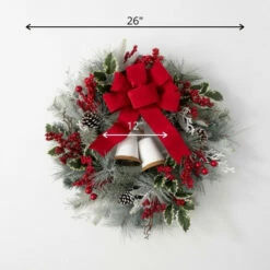 Budget ✨ Sullivans 26" Berry & Pine Artificial Wreath 🛒 -Sullivans Sales unnamed file 4300