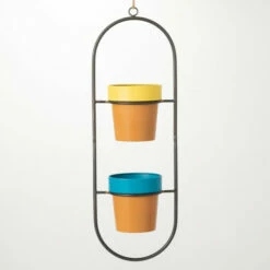 Best Pirce ✔️ Sullivans Hanging Double Terracotta Planters ✨