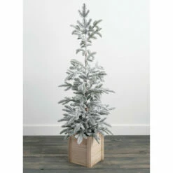 Best reviews of 😍 Sullivans Snowy Pine Tree In Wooden Box - 3'7" - 16"L X 16"W X 3' 7"H 🔥