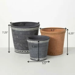 New 🧨 Sullivans Adobe Multicolor Ceramic Planter - Set Of 3 🌟 -Sullivans Sales unnamed file 4323