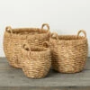 Cheap ✔️ Sullivans 12.5 In, 14.5 In And 15.75 In Chunky Woven Basket - Set Of 3; Brown 🎁 -Sullivans Sales unnamed file 4373