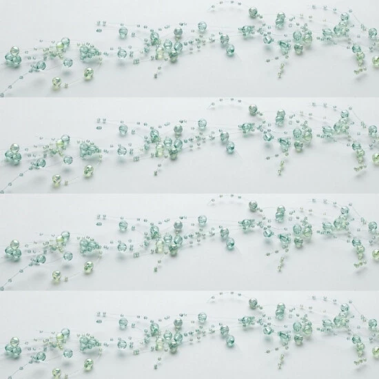 Best Pirce 🤩 Sullivans 5' Aqua Acrylic Bead Garland - Set Of 4 - 5'L X 0.25"W X 0.25"H ❤️ 3 Best Pirce 🤩 Sullivans 5' Aqua Acrylic Bead Garland - Set Of 4 - 5'L X 0.25"W X 0.25"H ❤️