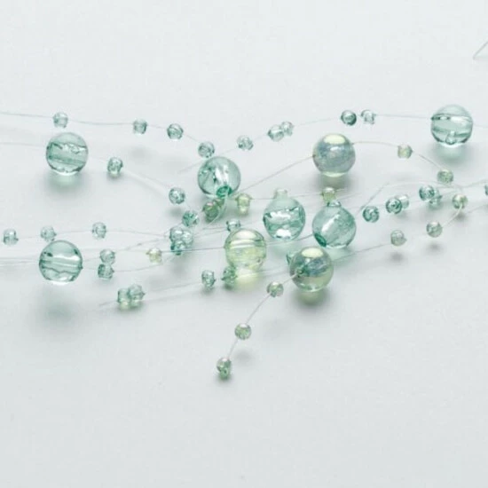 Best Pirce 🤩 Sullivans 5' Aqua Acrylic Bead Garland - Set Of 4 - 5'L X 0.25"W X 0.25"H ❤️ 4 Best Pirce 🤩 Sullivans 5' Aqua Acrylic Bead Garland - Set Of 4 - 5'L X 0.25"W X 0.25"H ❤️ - Image 2