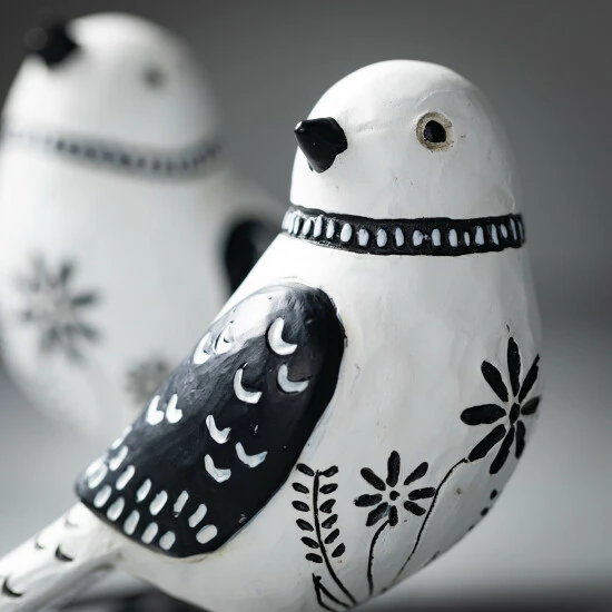 Hot Sale π Sullivans 5.25 In. Painted Whimsical White Birds - Set Of 2; White π 4 Hot Sale π Sullivans 5.25 In. Painted Whimsical White Birds - Set Of 2; White π - Image 2