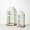 Hot Sale 🛒 Sullivans Ivory-White Classic Lantern - Set Of 2 ⌛ -Sullivans Sales unnamed file 4500
