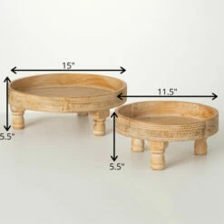 Top 10 🤩 Sullivans 5.5 In. Round Wooden Pedestal Risers - Set Of 2; Brown 🎁 -Sullivans Sales unnamed file 4507