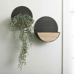 Hot Sale ⭐ Sullivans Metal & Wood Wall Pocket - Set Of 3 💯 -Sullivans Sales unnamed file 4593