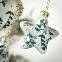 Wholesale 🎁 Sullivans Glittered Motif Ornament - Set Of 3 🧨 -Sullivans Sales unnamed file 4595