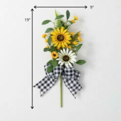 Cheapest 🎉 Sullivans Artificial Sunflower Gingham Stem 😍 -Sullivans Sales unnamed file 4601
