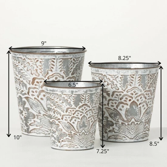 Budget ๐งจ Sullivans Flourish Bucket - Set Of 3 ๐ 6 Budget ๐งจ Sullivans Flourish Bucket - Set Of 3 ๐ - Image 4