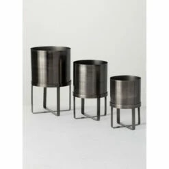 Best Pirce ⭐ Sullivans Planter With Stand - Set 3 ⌛