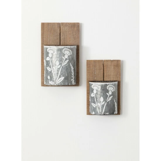 Buy 😍 Sullivans Flower Wall Pocket - Set Of 2 ✔️ 3 Buy 😍 Sullivans Flower Wall Pocket - Set Of 2 ✔️