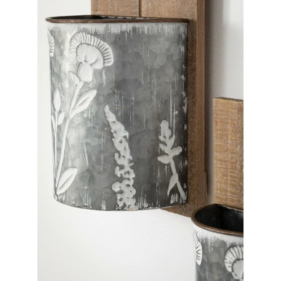 Buy 😍 Sullivans Flower Wall Pocket - Set Of 2 ✔️ 5 Buy 😍 Sullivans Flower Wall Pocket - Set Of 2 ✔️ - Image 3