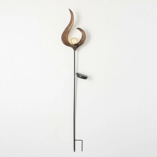 Cheapest ❤️ Sullivans 44.5" Flame Stake Solar Light; Copper 🥰 3 Cheapest ❤️ Sullivans 44.5" Flame Stake Solar Light; Copper 🥰