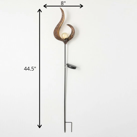 Cheapest ❤️ Sullivans 44.5" Flame Stake Solar Light; Copper 🥰 6 Cheapest ❤️ Sullivans 44.5" Flame Stake Solar Light; Copper 🥰 - Image 4