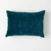 New 🧨 Sullivans Blue Velvet Bolster Pillow 🔔