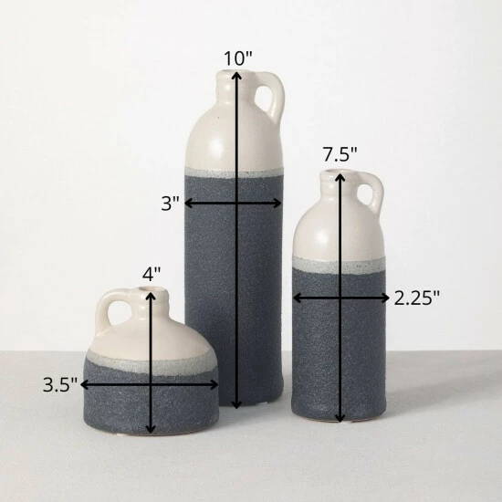 Cheapest ๐ Sullivans Small Ceramic Two-Toned Farmhouse Jug Vase - Set Of 3 ๐งจ 8 Cheapest ๐ Sullivans Small Ceramic Two-Toned Farmhouse Jug Vase - Set Of 3 ๐งจ - Image 6