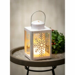 Flash Sale 😀 Sullivans 8.75" Snowflake Lantern With LED Pillar Candle 🎉 -Sullivans Sales unnamed file 4727