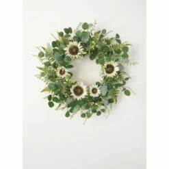 Best deal 😍 Sullivans Sunflower Euc Berry Wreath 🔥