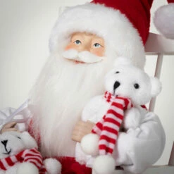 Cheapest 🛒 Sullivans Santa With Bears In Chair ✨ -Sullivans Sales unnamed file 4741
