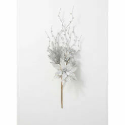 Deals 🎁 Sullivans Poinsettia & Berry Artificial Spray 🛒