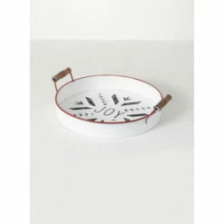 Buy 🥰 Sullivans Joy Snowflake Metal Tray - 13.5"L X 12"W X 3.25"H 🌟