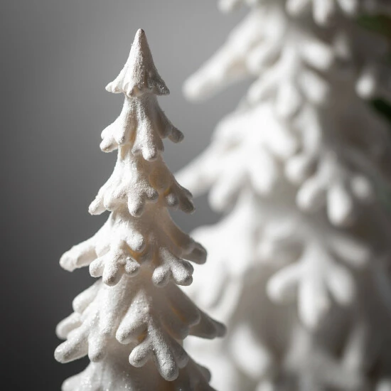 Outlet 🔥 Sullivans Snow Covered Pine Tree - Set Of 2 - 7.75"L X 7.75"W X 18.5"H; 6.25"L X 6.25"W X 14.5"H 🔥 4 Outlet 🔥 Sullivans Snow Covered Pine Tree - Set Of 2 - 7.75"L X 7.75"W X 18.5"H; 6.25"L X 6.25"W X 14.5"H 🔥 - Image 2