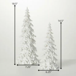 Outlet 🔥 Sullivans Snow Covered Pine Tree - Set Of 2 - 7.75"L X 7.75"W X 18.5"H; 6.25"L X 6.25"W X 14.5"H 🔥 11 Outlet 🔥 Sullivans Snow Covered Pine Tree - Set Of 2 - 7.75"L X 7.75"W X 18.5"H; 6.25"L X 6.25"W X 14.5"H 🔥 -Sullivans Sales unnamed file 4798