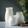 Hot Sale 😉 Sullivans Ceramic Mini Vase - Set Of 3 Off-white 👍 -Sullivans Sales unnamed file 48